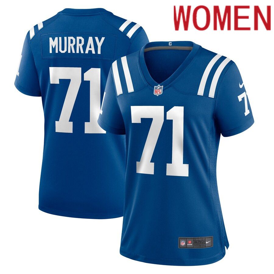 Women Indianapolis Colts 71 Jordan Murray Nike Royal Player Game NFL Jersey